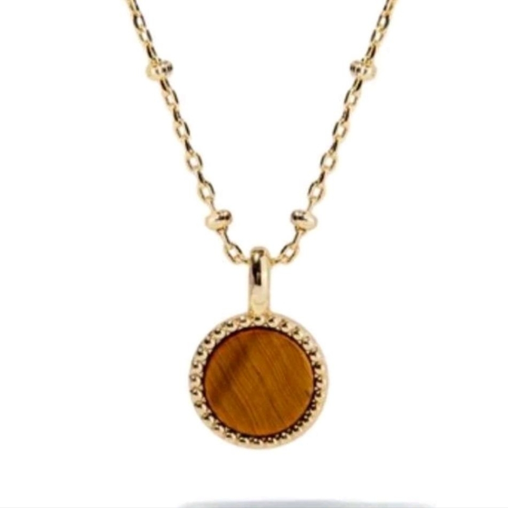 Courage Tiger Eye Necklace By Oomiay